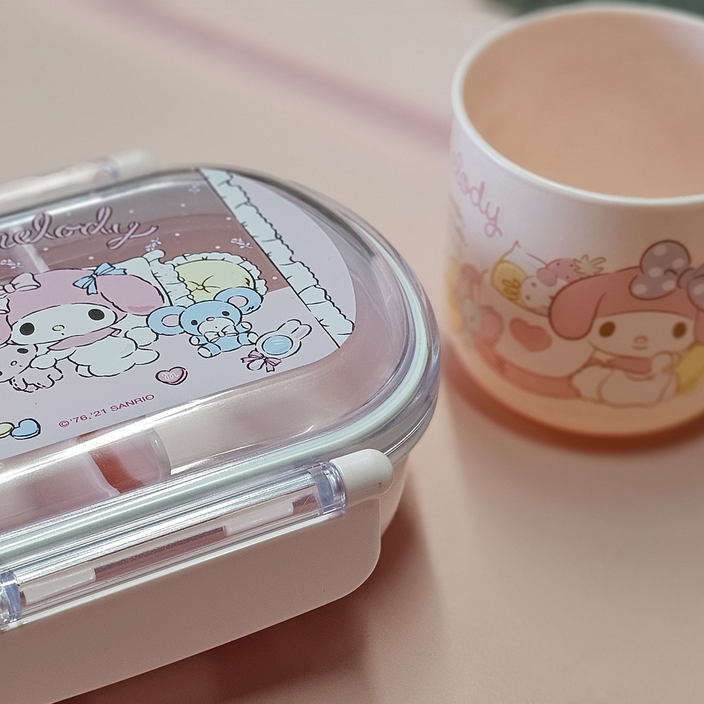 Sanrio Pink Food Storage Container and Cup Set